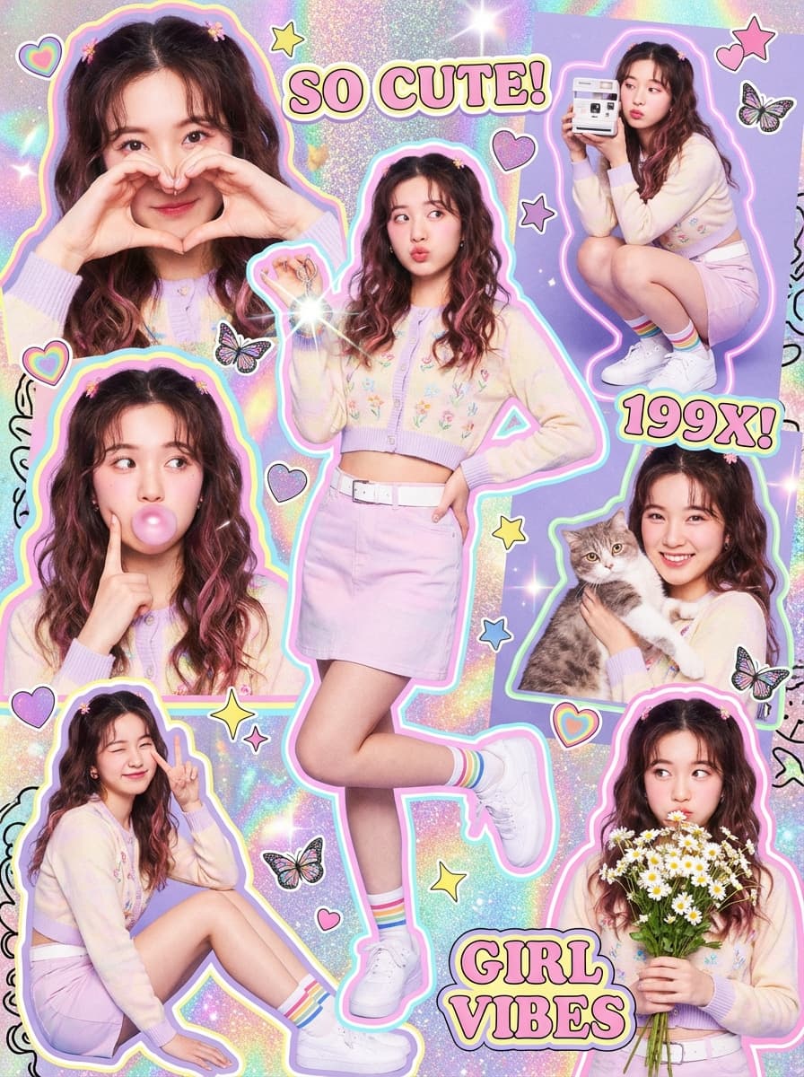 Y2Kガールのスクラップブック